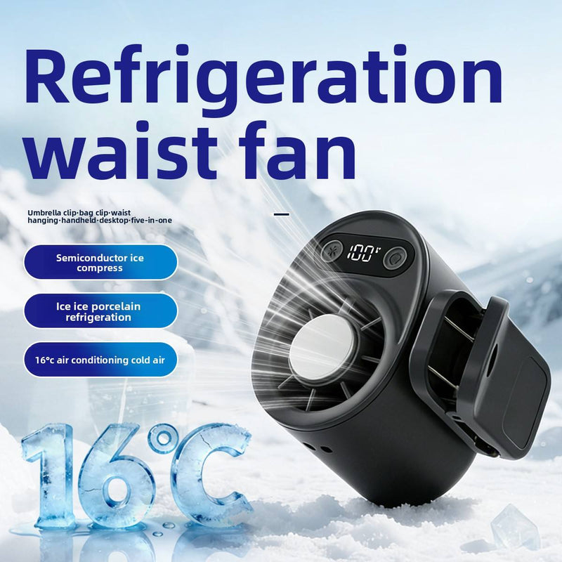 Clip-On Waist Fan with Digital Display — product details