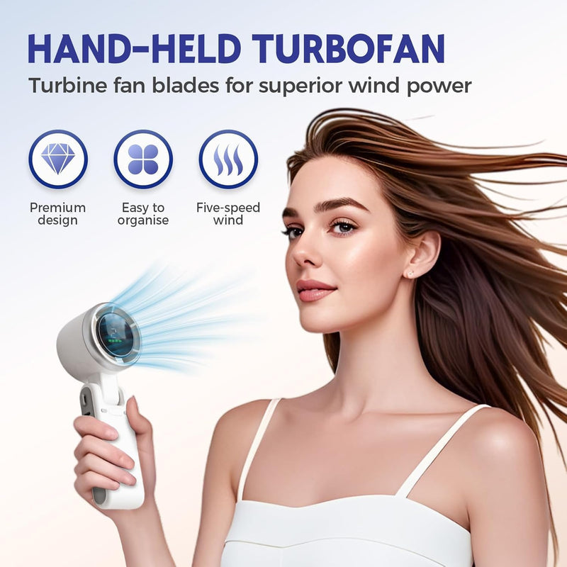 Foldable Handheld Turbo Fan — product details