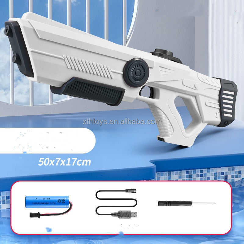 Rechargeable Electric Water Blaster — White
